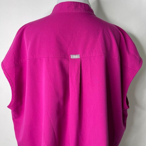 Figs Women's Pink Rafaela Oversized Medical Uniform Jacket Top Size XXL - Picture 5 of 12